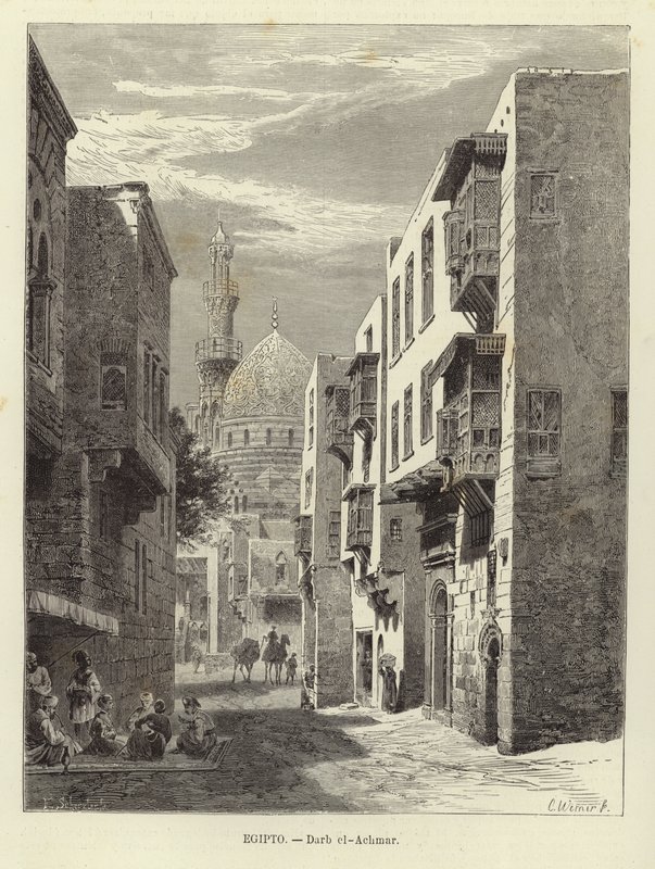 Egypt - Darb al-Ahmar in Cairo  بواسطة كارل فريدريش هاينريش فيرنر