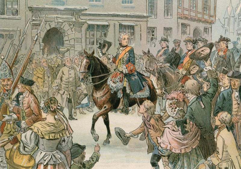 فريدريك العظيم (1712-1786) استولى على مدينة فروكلاف في عام 1741 بواسطة كارل فارغ