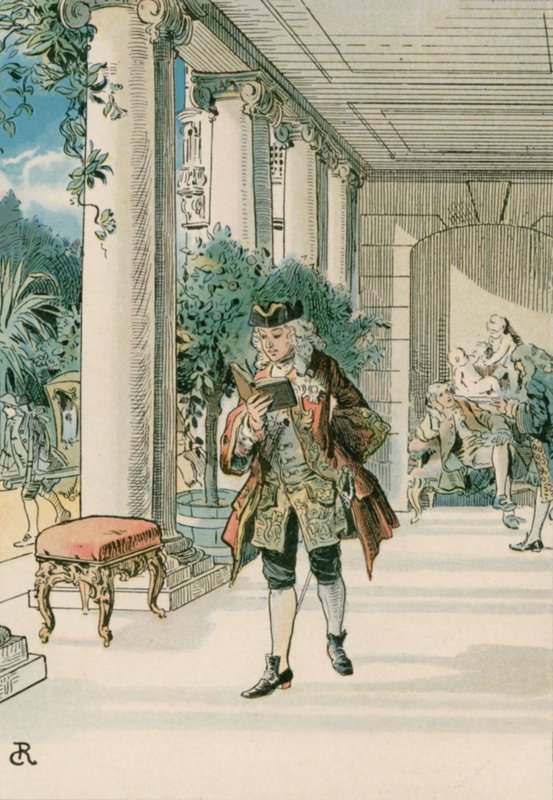 فريدريك الكبير (1712-1786) في راينبرغ بواسطة كارل فارغ