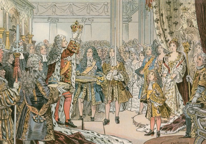 تتويج فريدريك الأول بروسيا (1657-1713) في كونيغسبرغ عام 1701 بواسطة كارل فارغ