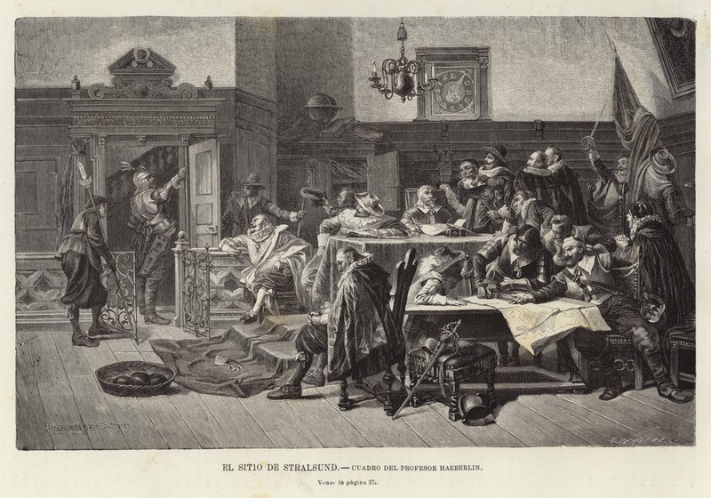 حصار شترالسوند بواسطة Carl von Haeberlin