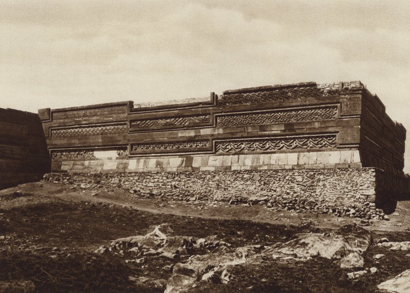 المكسيك: أطلال ميتلا ، ولاية أواكساكا (b / w photo) بواسطة سيسيل سيلير ساكس