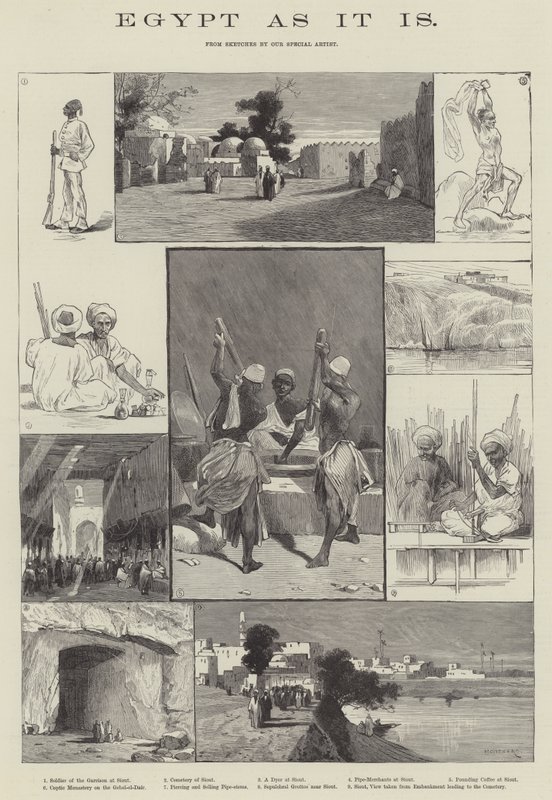مصر كما هي بواسطة تشارلز أوغست لويي