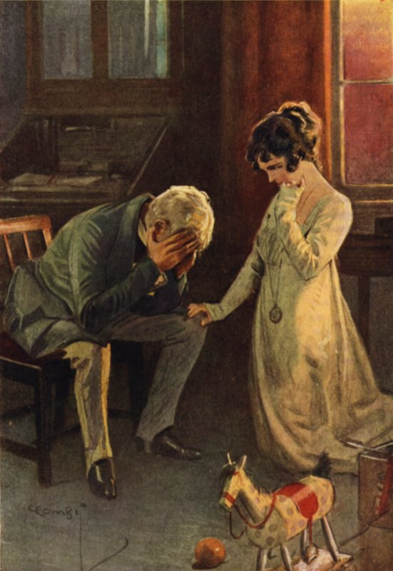 تعترف Old Sedley بالحالة الحقيقية لأميليا بواسطة تشارلز كرومبي