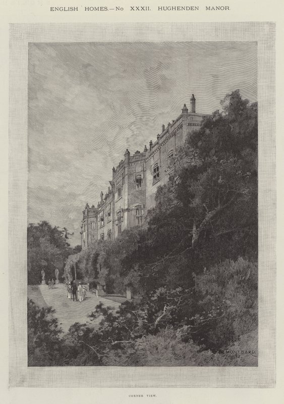 Hughenden Manor ، زاوية عرض بواسطة تشارلز أوغست لويي