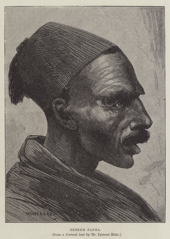 Zebehr Pasha بواسطة تشارلز أوغست لويي