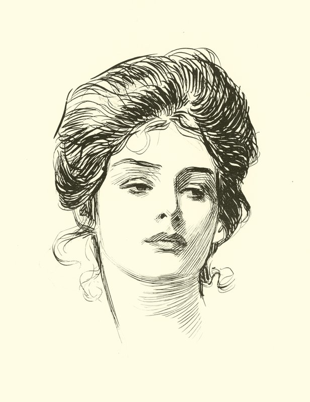 رسم توضيحي للسلم الاجتماعي بواسطة تشارلز دانا جيبسون