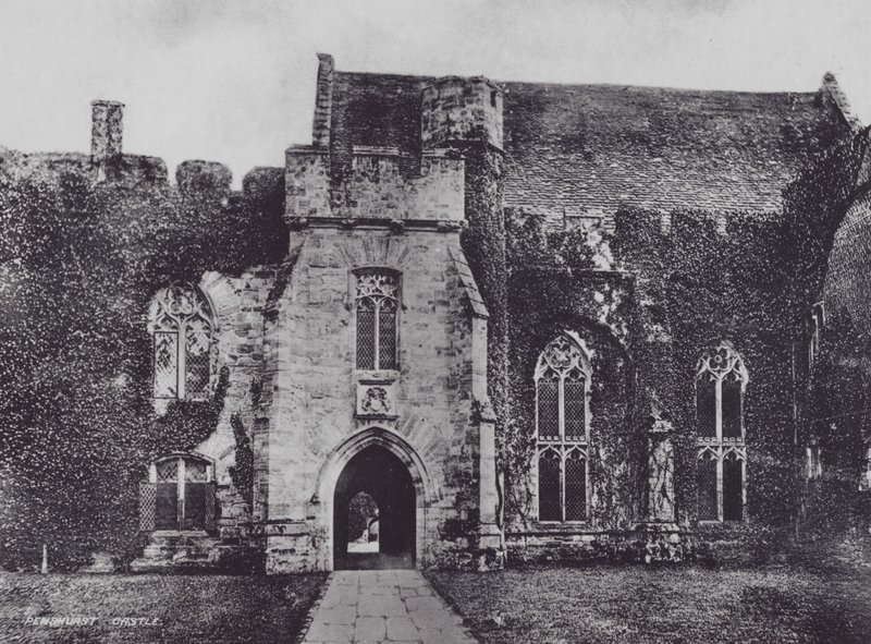 قلعة Penshurst (صورة b / w) بواسطة تشارلز إسينهيج كورك