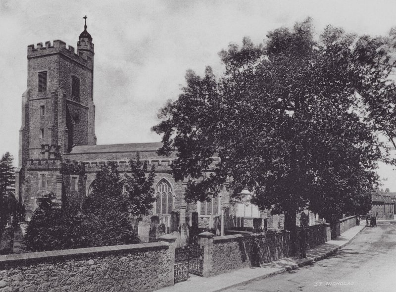 Sevenoaks: القديس نيكولاس (b / w photo) بواسطة تشارلز إسينهيج كورك