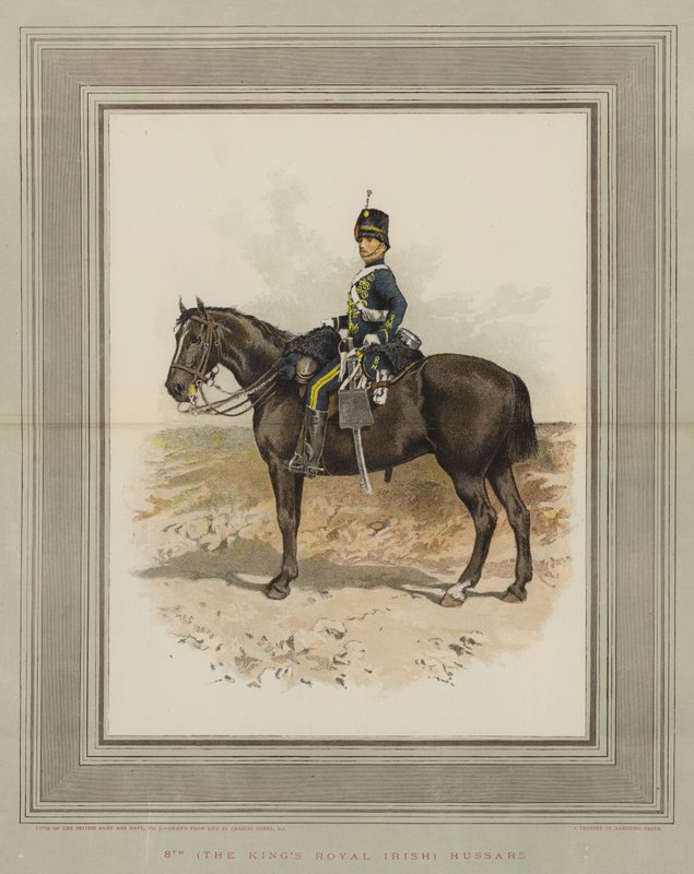 حصائر الملك الملكي الأيرلندية الثامنة (chromolitho) بواسطة تشارلز جرين