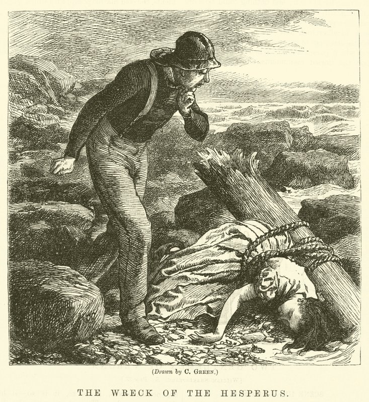 حطام Hesperus بواسطة تشارلز جرين
