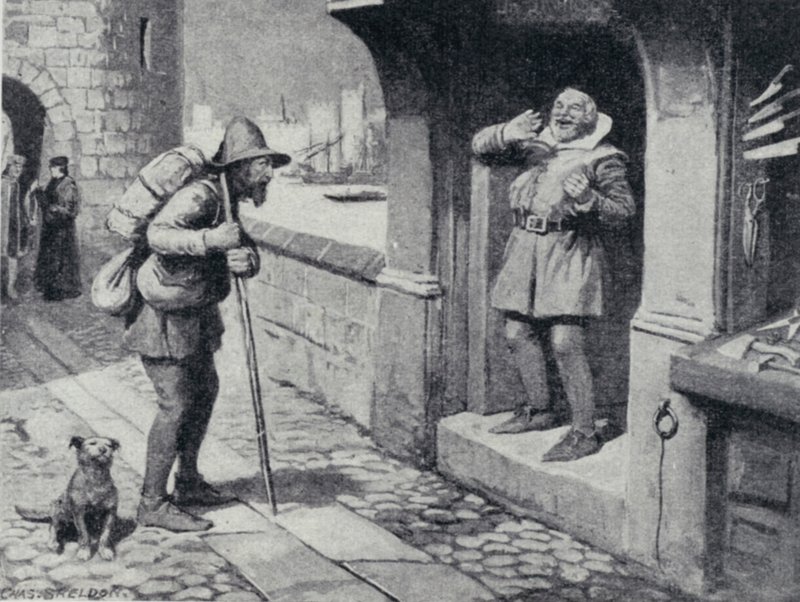 Pedlar of Swaffham بواسطة تشارلز ميلز بعد شيلدون