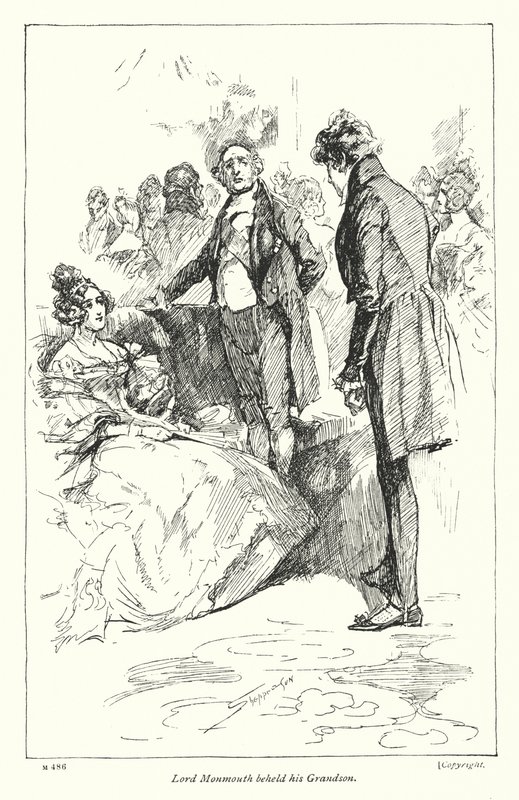 رسم توضيحي لـ Coningsby لـ Disraeli