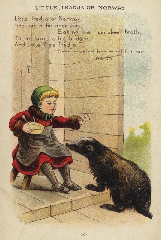 قافية الحضانة: Little Tradja Of Norway (Chromolitho) بواسطة كونستانس هاسليوود