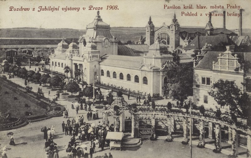 معرض اليوبيل ، براغ ، 1908 بواسطة المصور التشيكي