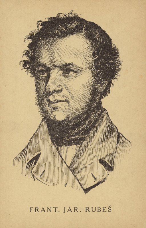 فرانتيسيك جارومير روبس (1814-1853) ، محامي تشيكي وكاتب وكاتب مسرحي بواسطة المدرسة التشيكية