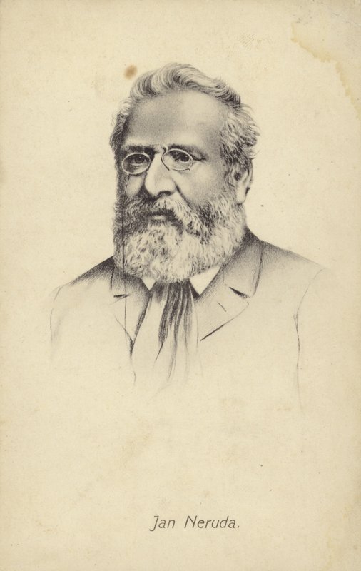 جان نيرودا (1834-1891) ، صحفي وشاعر تشيكي بواسطة المدرسة التشيكية