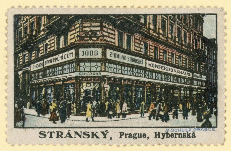 الحلويات Stransky ، شارع Hybernska ، براغ بواسطة المدرسة التشيكية
