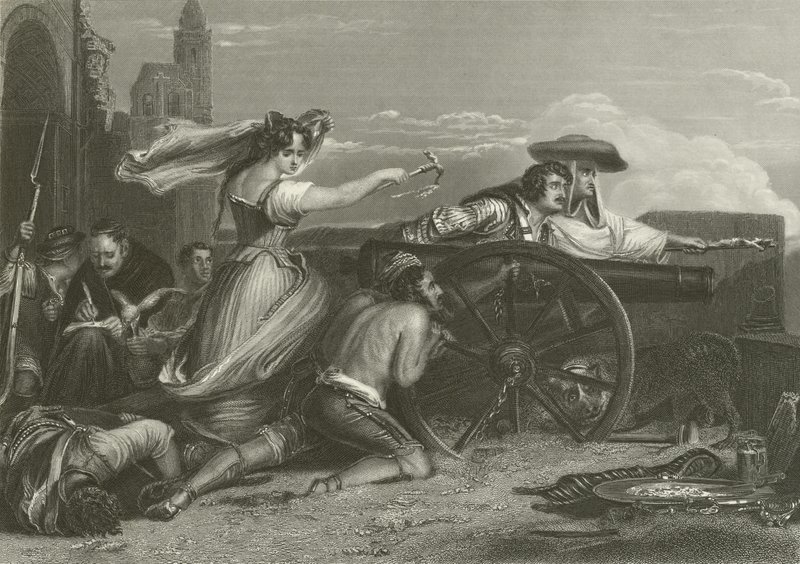 الدفاع عن سرقسطة ، إسبانيا ، 1808 بواسطة ديفيد ويلكي