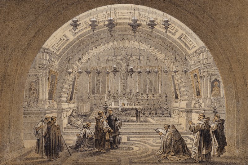 Calvary (colour litho) بواسطة ديفيد (بعد) روبرتس