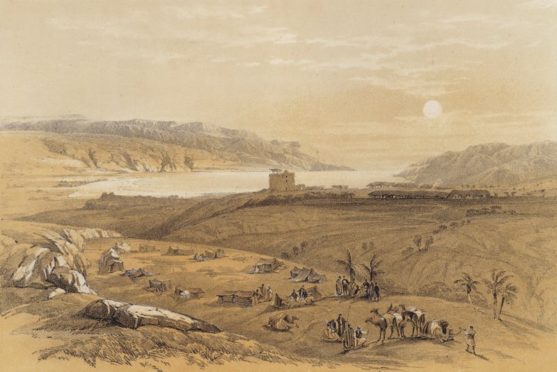 Jericho (colour litho) بواسطة ديفيد (بعد) روبرتس