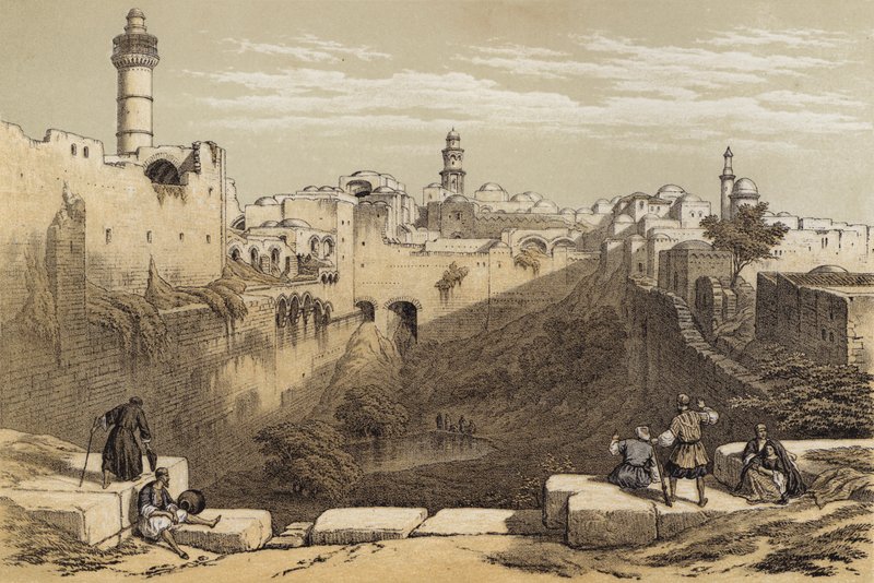 بركة بيثيسدا (لون ليثو) بواسطة ديفيد (بعد) روبرتس