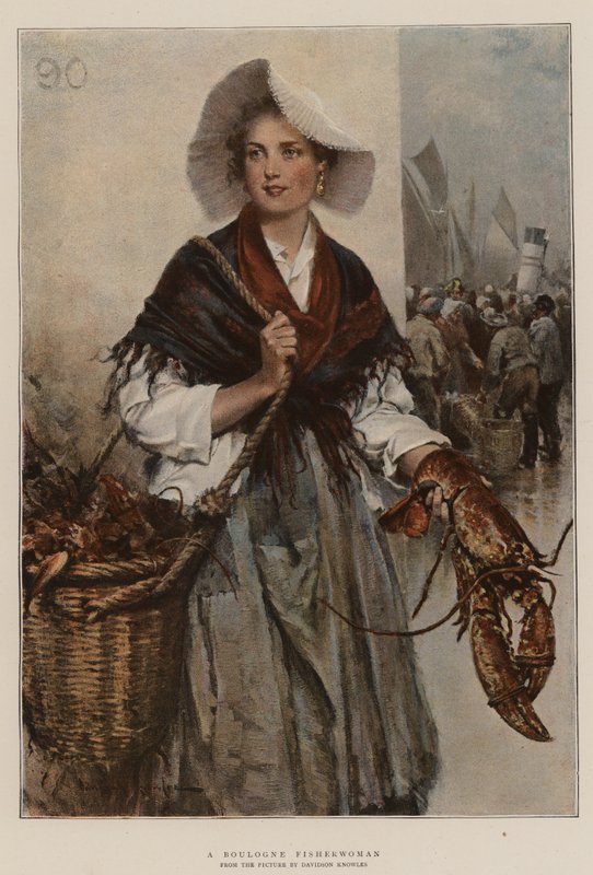صياد بولوني (chromolitho) بواسطة ديفيدسون نولز