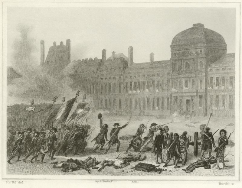 10 أغسطس 1792 بواسطة دينيس أوجوست ماري رافت