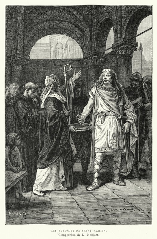 Les Eulogies De Saint Martin (نقش) بواسطة Diogene Ulysse Napoleon Maillart