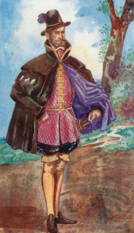رجل من زمن مريم 1553-1558 بواسطة ديون كلايتون كالثروب