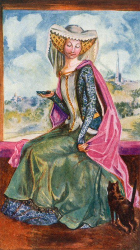 امرأة من زمن هنري الخامس 1413-1422 بواسطة ديون كلايتون كالثروب