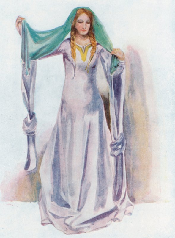 امرأة من زمن ستيفن 1135-1154 بواسطة ديون كلايتون كالثروب