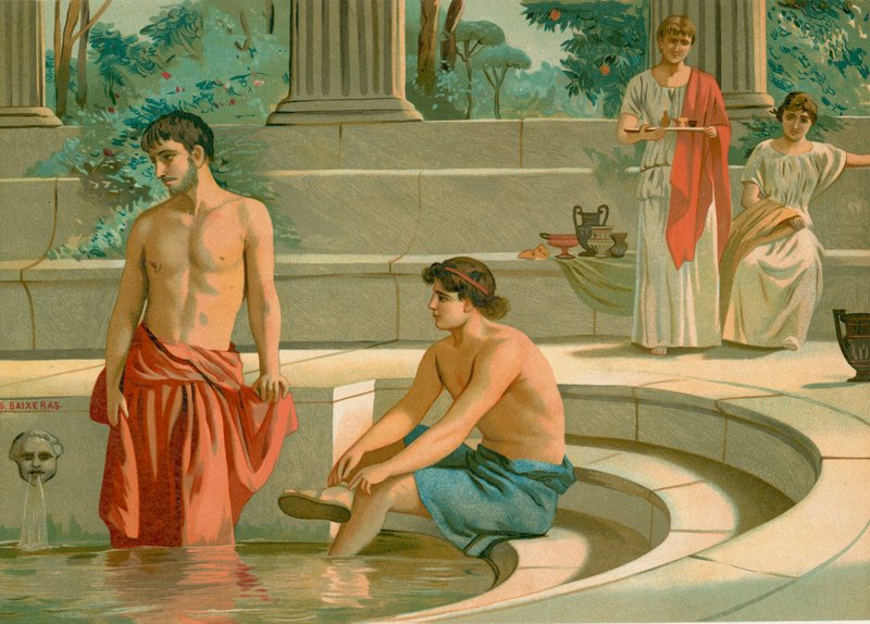 Telemachus و Pisistratus في قصر مينيلوس بواسطة ديونيزيو بايكسيراس فيرداغير