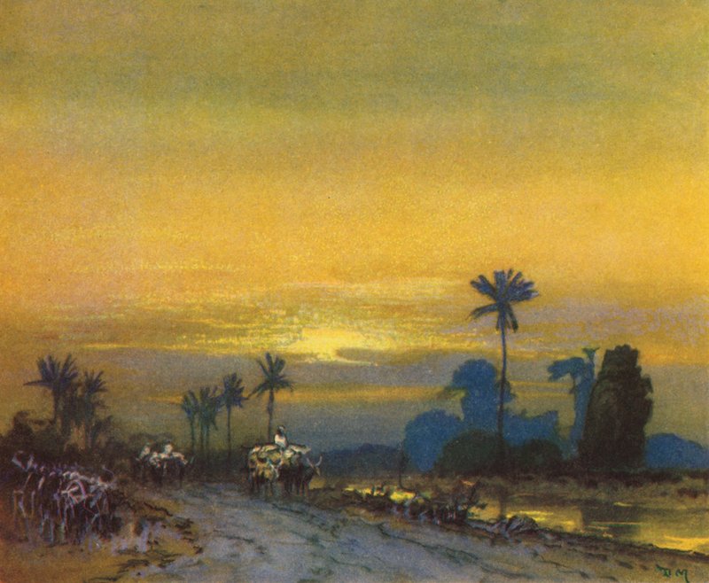 الهند (ليثو اللون) بواسطة دونالد (بعد) ماكسويل