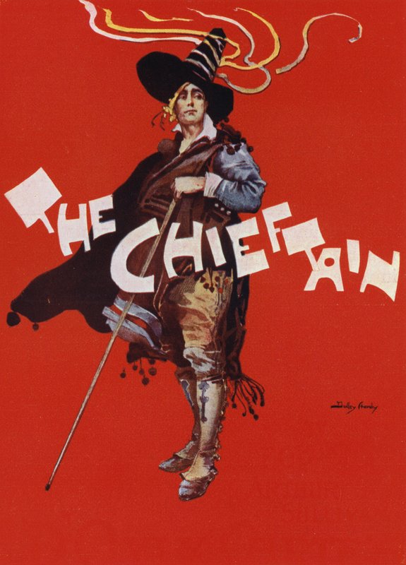 The Chieftain ، تصميم ملصق مسرحي تم إنتاجه لشركة D'Oyly Carte Theatre Company بواسطة دادلي هاردي