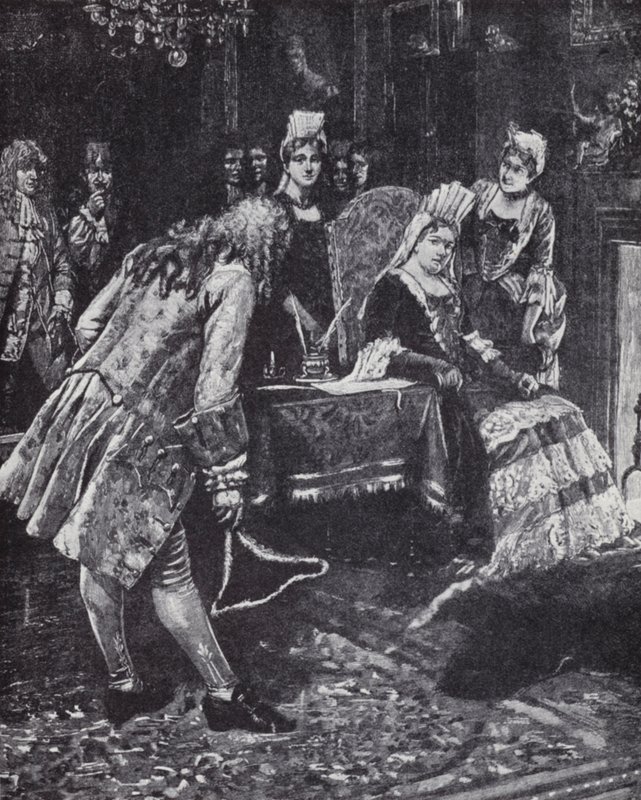 The Duke and Duchess of Marlborough falling out of favour with Queen Anne بواسطة ادموند بلير (بعد) لايتون