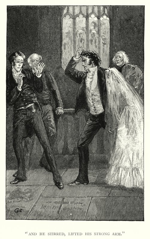 Illustration for Jane Eyre by Charlotte Bronte (engraving) بواسطة إدموند هنري جاريت