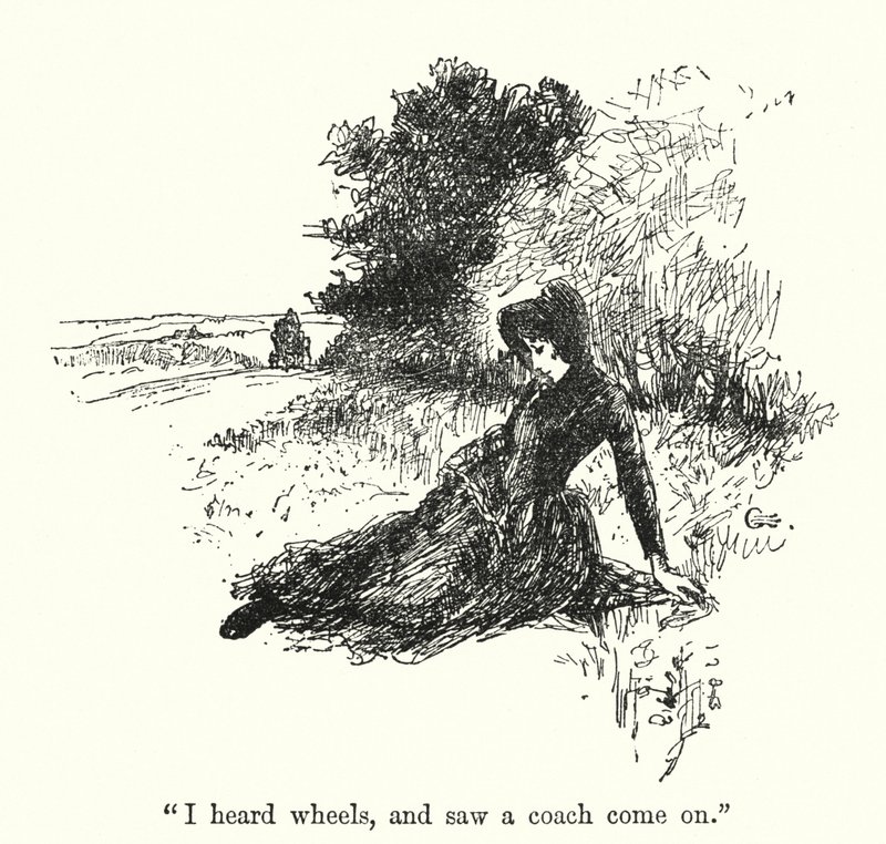 Illustration for Jane Eyre by Charlotte Bronte (litho) بواسطة إدموند هنري جاريت