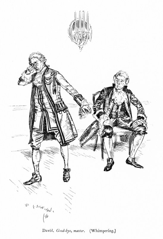 رسم توضيحي لشيريدان The Rivals (نقش) بواسطة ادموند جوزيف (بعد) سوليفان