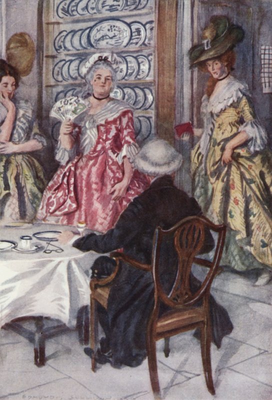 رسم توضيحي لنائب ويكفيلد بواسطة أوليفر جولدسميث (لون ليثو) بواسطة ادموند جوزيف سوليفان