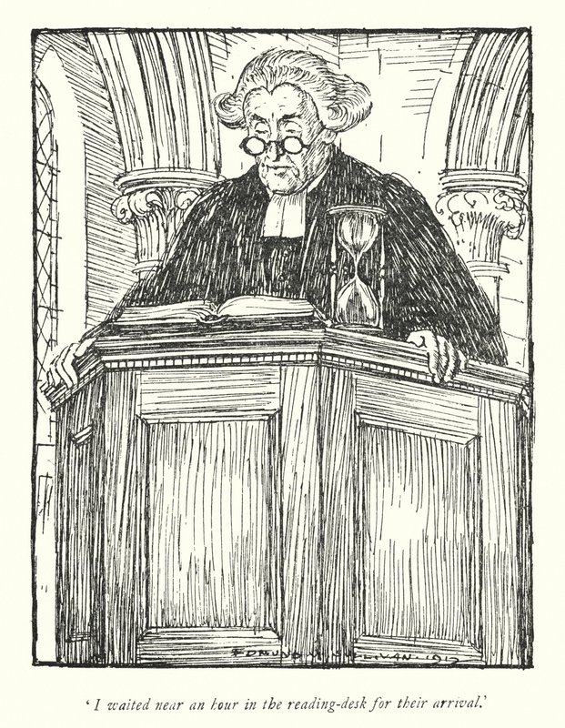 Illustration for The Vicar of Wakefield by Oliver Goldsmith (litho) بواسطة ادموند جوزيف سوليفان