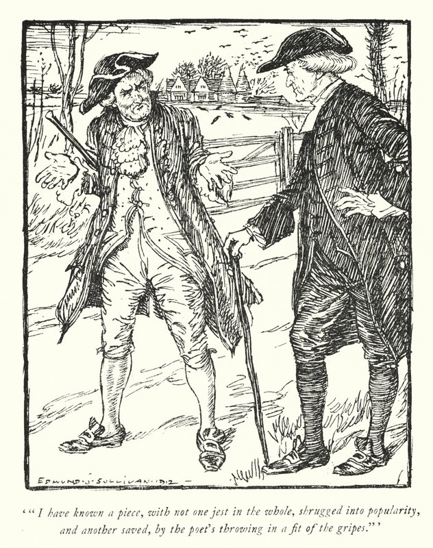 Illustration for The Vicar of Wakefield by Oliver Goldsmith (litho) بواسطة ادموند جوزيف سوليفان