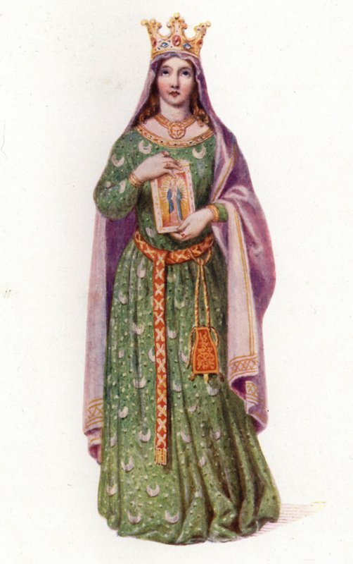 Berengaria ، ملكة إنجلترا ، زوجة الملك ريتشارد الأول (لون ليثو) بواسطة ادموند توماس (بعد) باريس