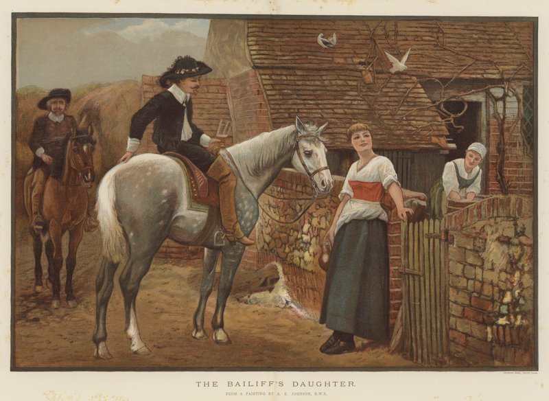 ابنة البيليف (chromolitho) بواسطة إدوارد كيلينجورث جونسون
