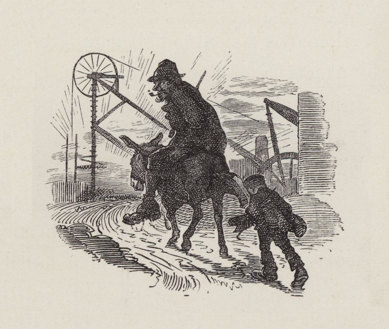 Illustration for The Water-Babies by Charles Kingsley (engraving) بواسطة إدوارد لينلي (بعد) سامبورن