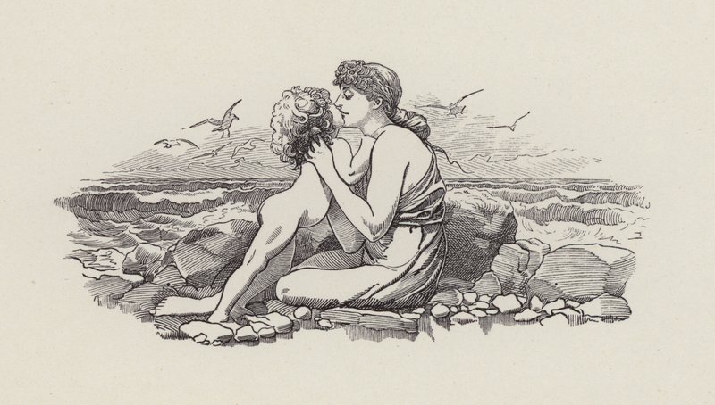 رسم توضيحي للأطفال الصغار بواسطة تشارلز كينجسلي (نقش) بواسطة إدوارد لينلي (بعد) سامبورن