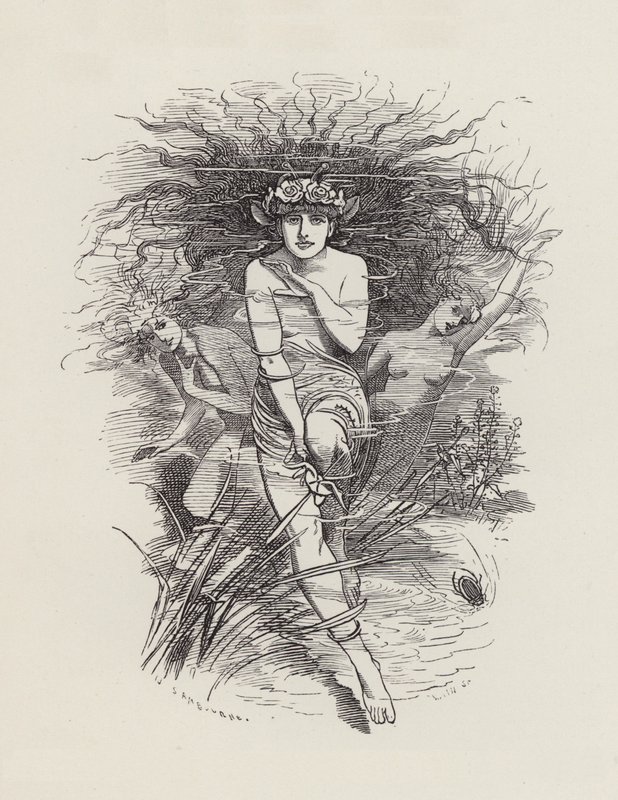 رسم توضيحي للأطفال الصغار بواسطة تشارلز كينجسلي (نقش) بواسطة إدوارد لينلي (بعد) سامبورن