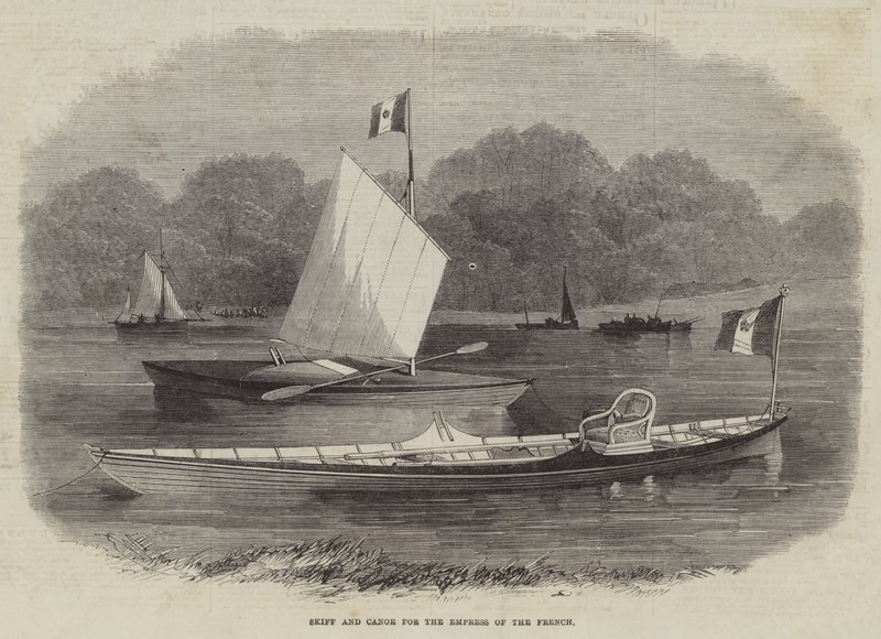 Skiff و Canoe لإمبراطورة الفرنسيين بواسطة إدوين ويدون