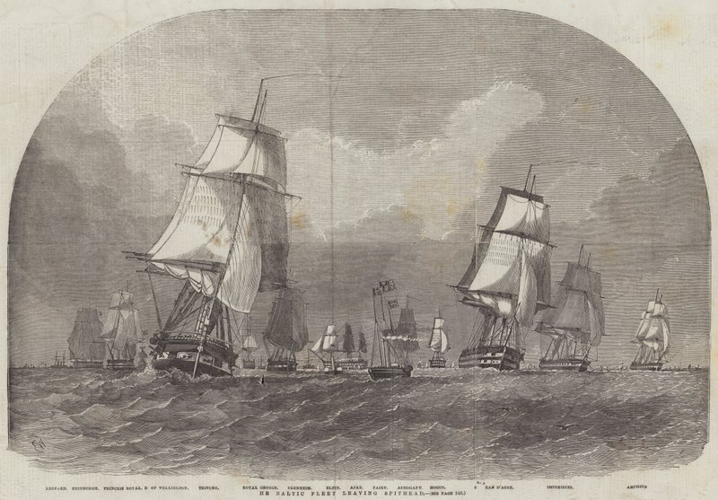 أسطول بحر البلطيق يغادر Spithead بواسطة إدوين ويدون