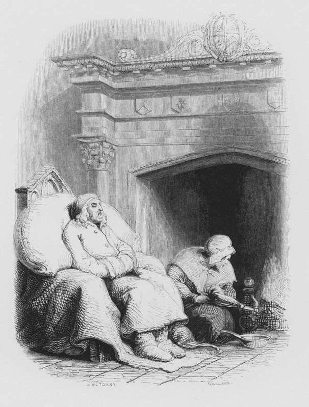 Shakespeare, The Lean And Slipperd Pantaloon (engraving) بواسطة إدوين (بعد) لاندسير